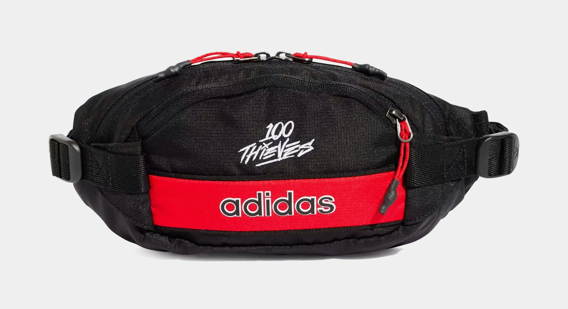 100 Thieves Crossbody Mens Bag (Black/Grey/Red)