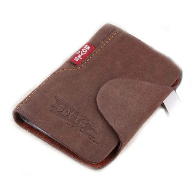 1pc Genuine Leather Business Cards Holder Credit Card Cover Bags Hasp Card Organizer Bags -- BIH003 PM20