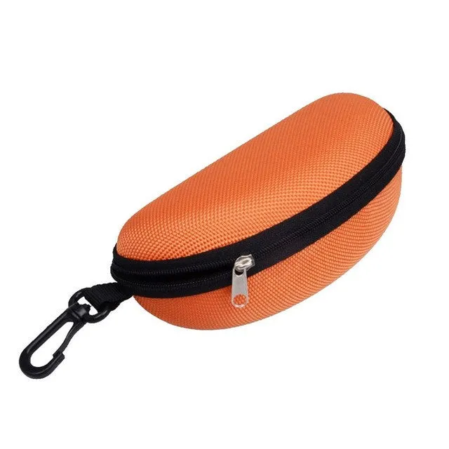 1Pcs Sunglasses bags Reading Glasses Carry Bag Hard Zipper Box Travel Pack Pouch Case