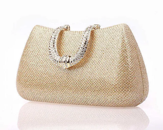 2017 New Design Evening bags Party Bags Wedding Handbag Diamond Clutch Messenger Purse  Chain Shoulder Bag Bolsa Feminina Purse