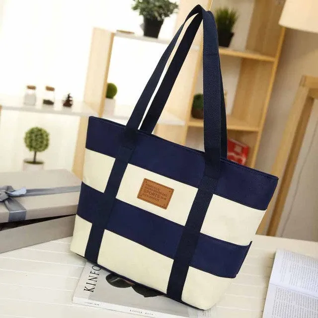 2017 Women Bag Fashion Ladies Hand Canvas Handbag Big Beach Shoulder Women Messenger Tote Bags Female Handbags Polyester Top bag