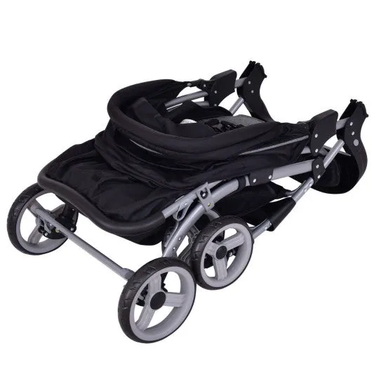 3 in 1 Foldable Steel Baby Stroller with PRAM Safety Seat