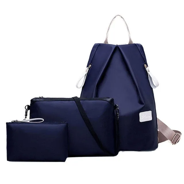 3 Sets Women Shoulder Bag Waterproof Oxford Bag for Women Messenger Bags Female Handbag   Purse