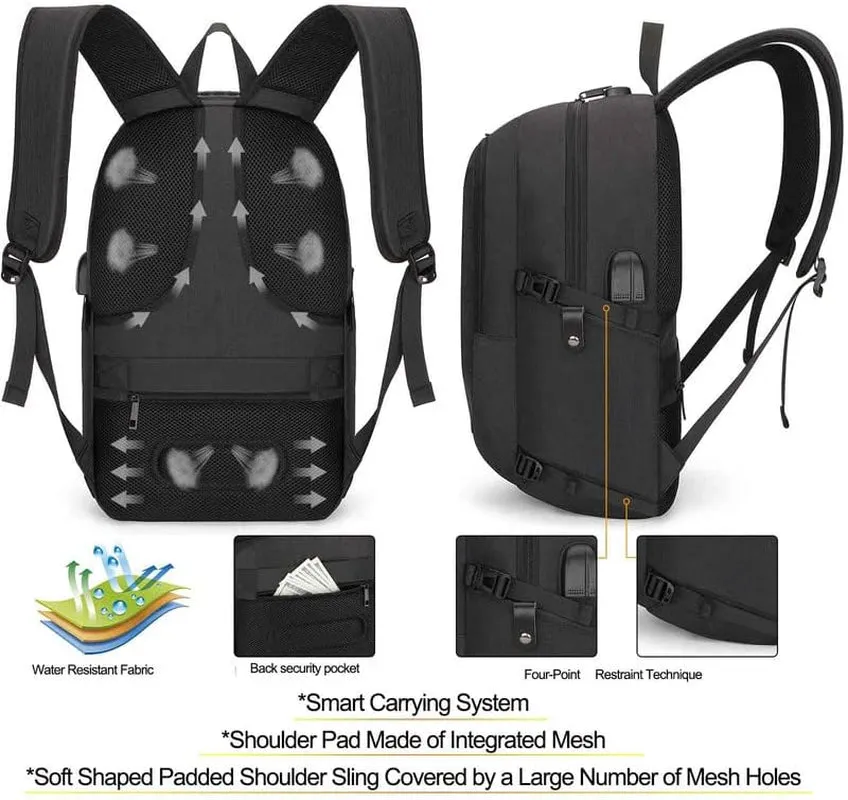 Anti theft, Secured Waterproof Bookbag