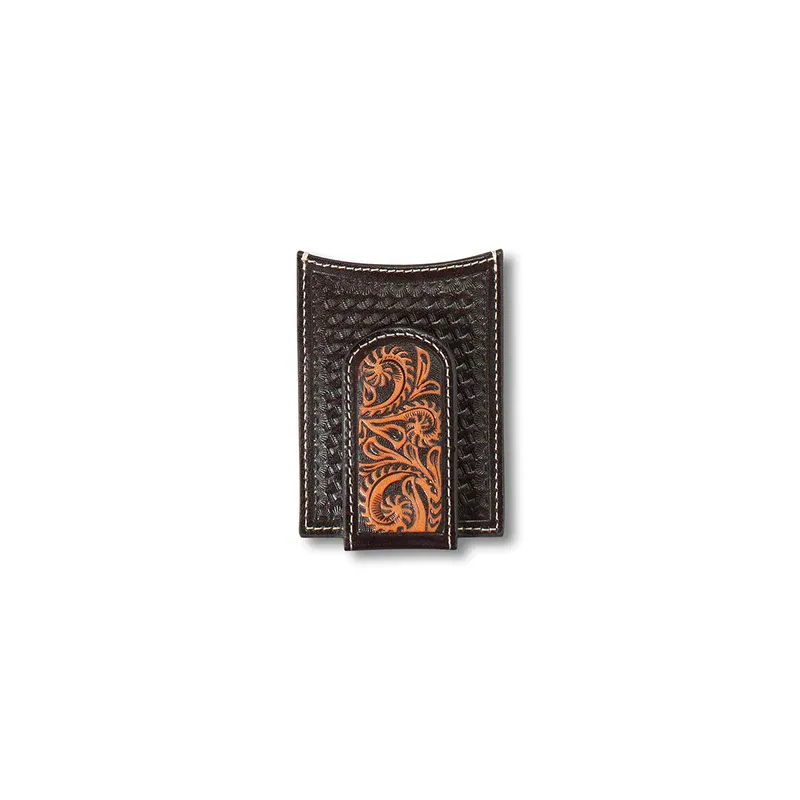 Ariat M&f Men's Style Brown Card Case