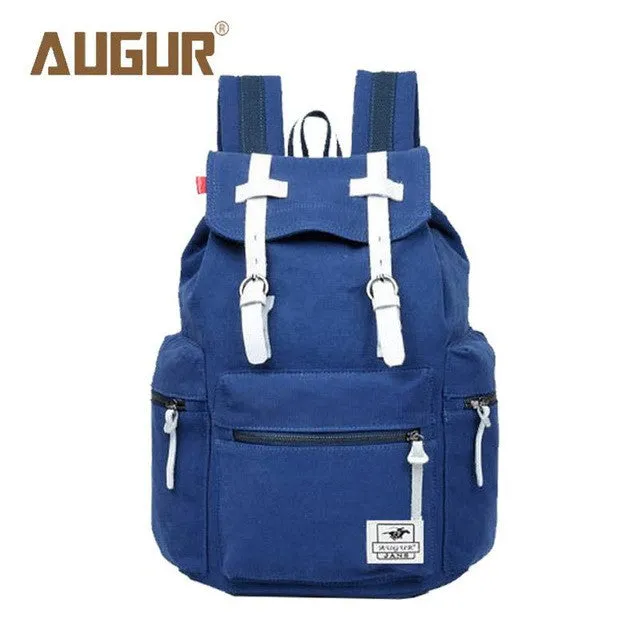 AUGUR New Brand Fashion Men's Backpack Leisure Retro Canvas Bag Women Backpacks For Teenage Girls School Bag AG0021