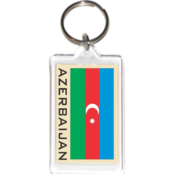 Azerbaijan Acrylic Key Holders