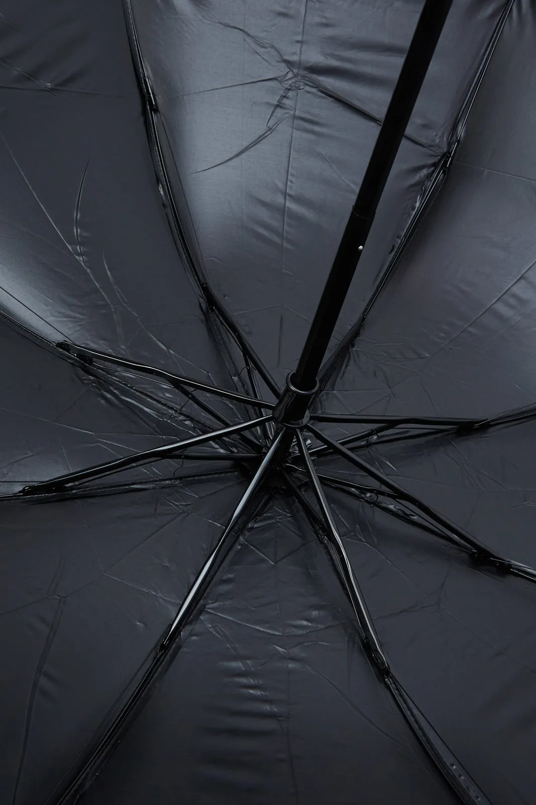 Black Printed Foldable Umbrella