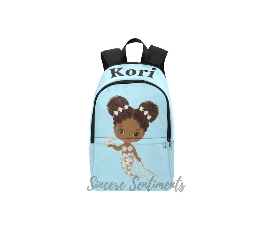 Blue Mermaid Backpack & Lunch Bag Bundle