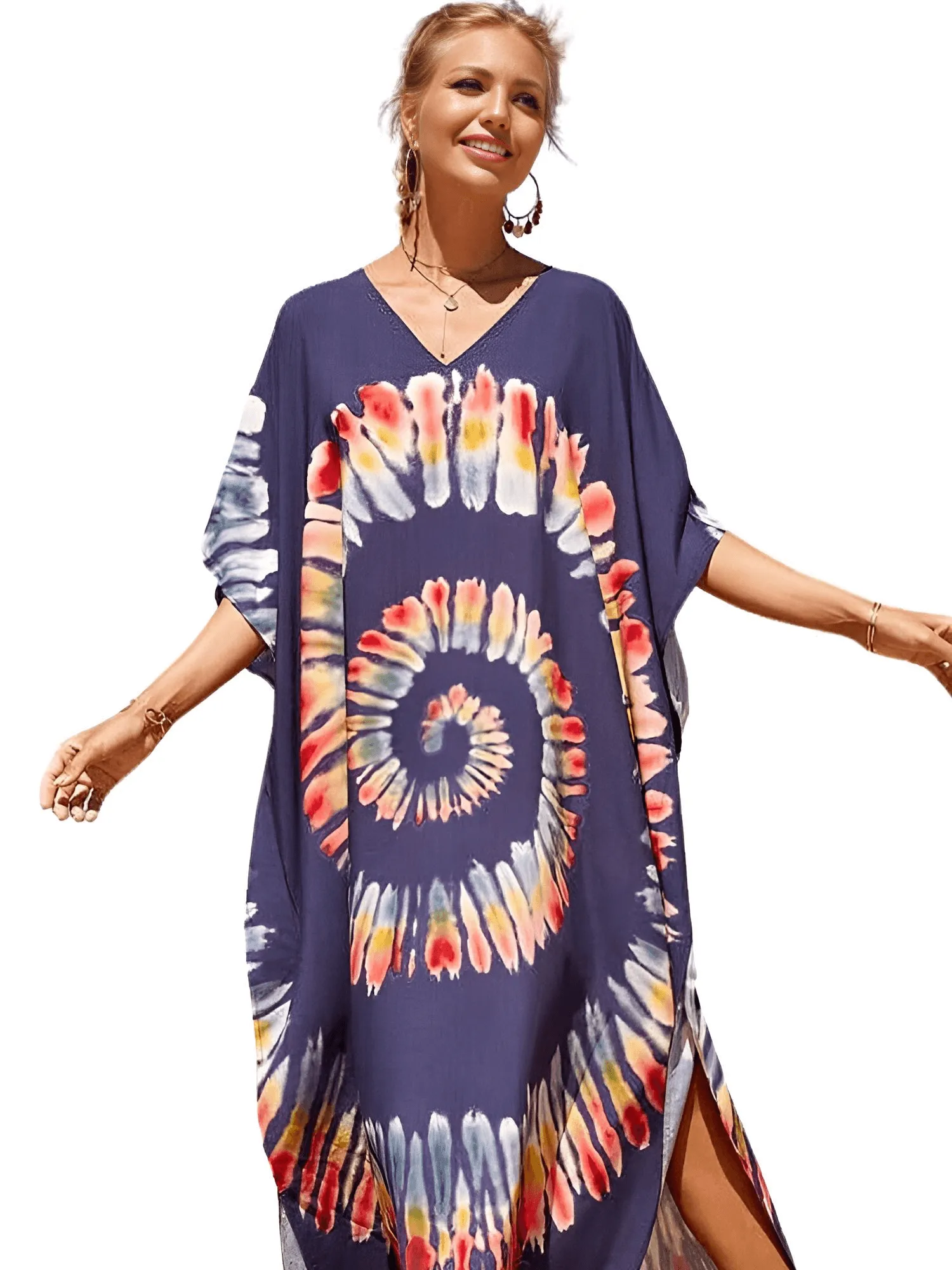 Bohemian V-Neck Batwing Sleeve Caftan For Women - 39 Styles!