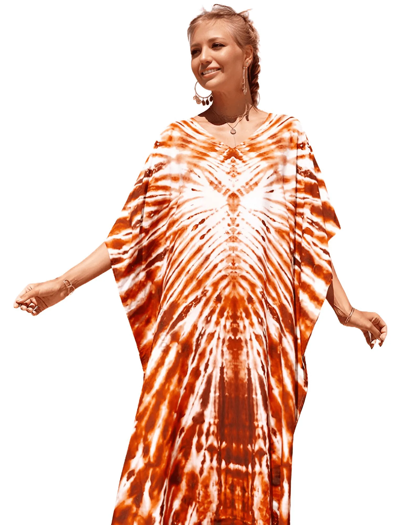 Bohemian V-Neck Batwing Sleeve Caftan For Women - 39 Styles!