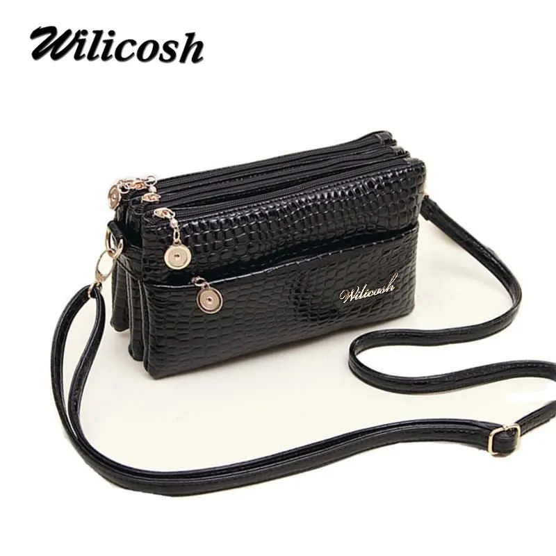 Bolsas Femininas Small Shoulder Bag Crocodile Pattern fashion Bag for Woman Women crossbody Bags Handbag 2016 New Clutch WB123