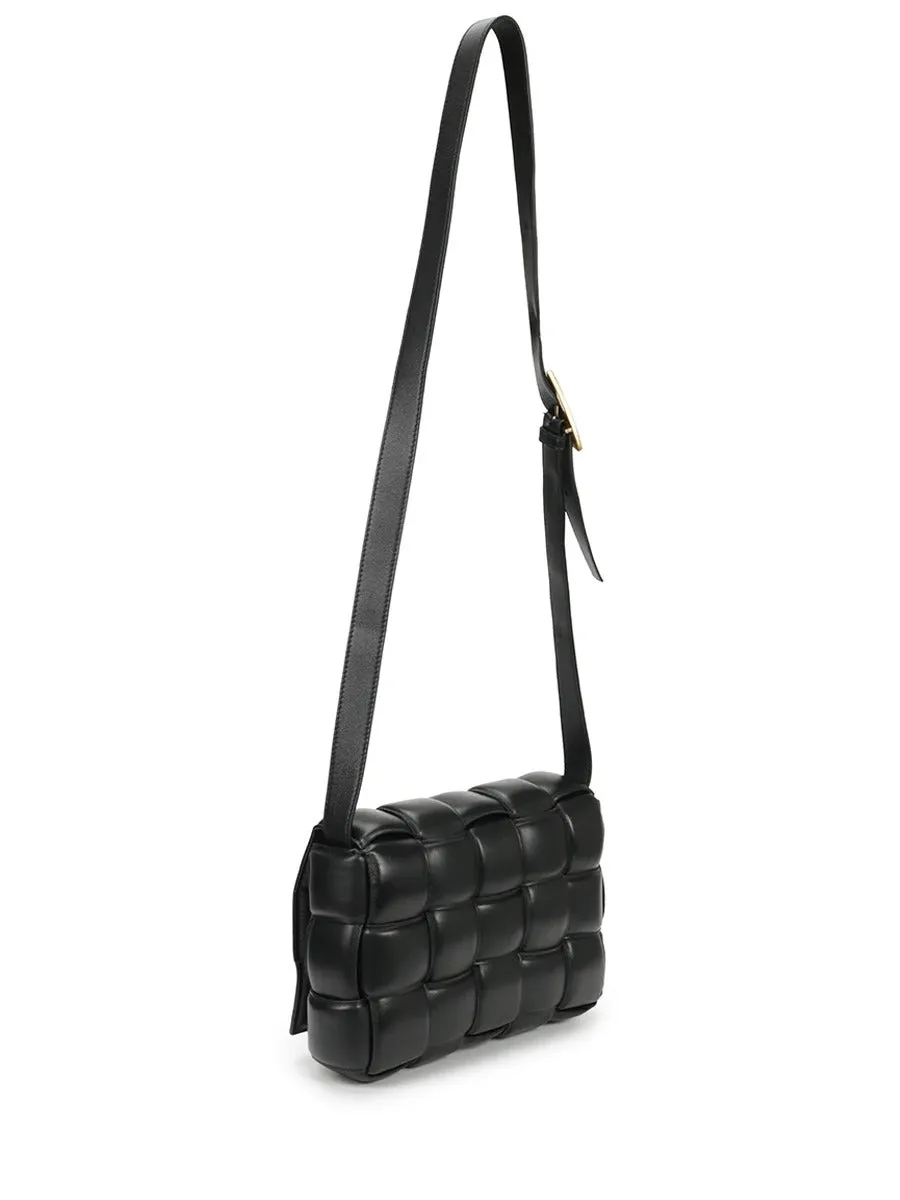 Bottega Veneta Padded Cassette Bag Black/Gold, black