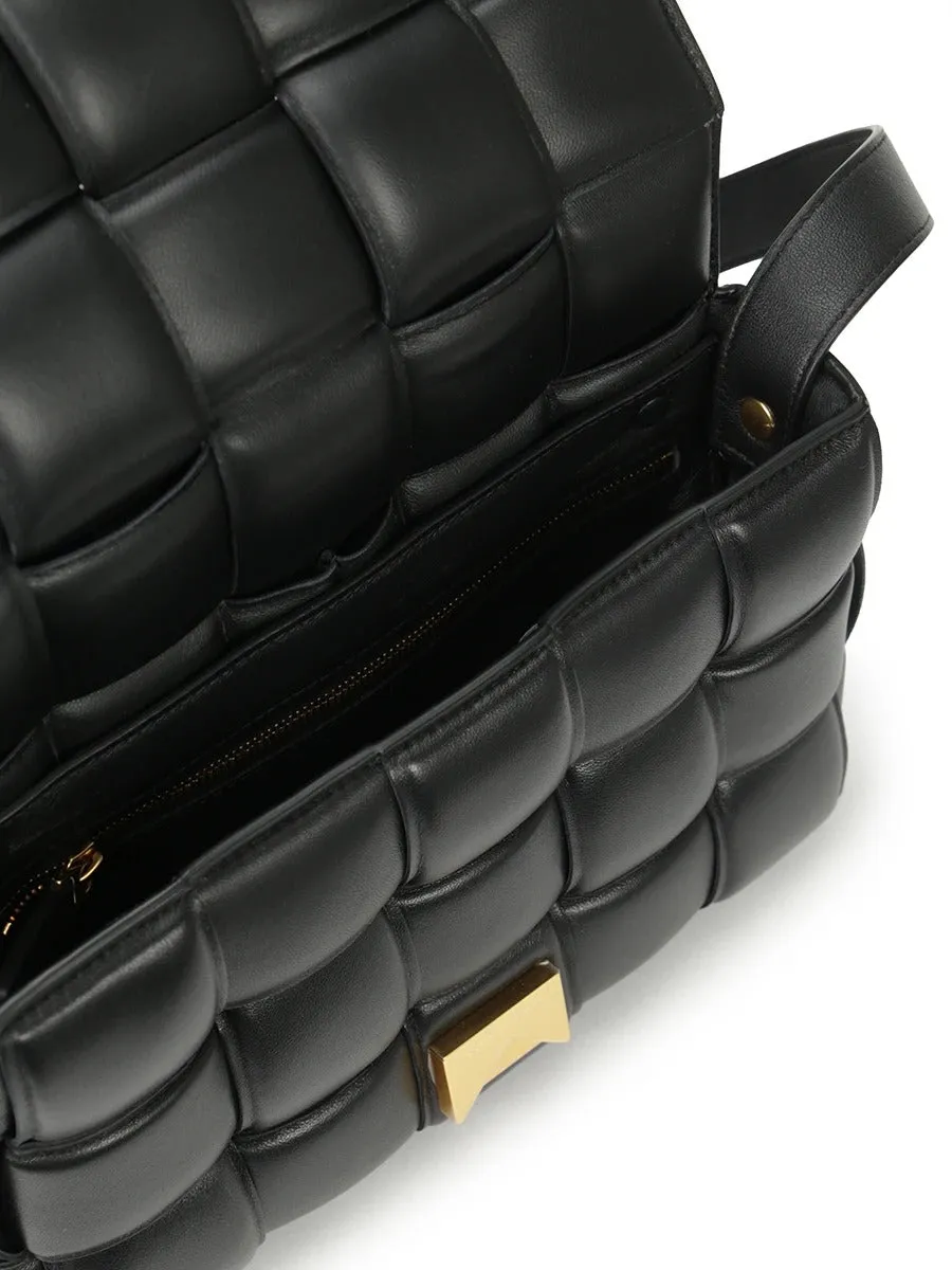 Bottega Veneta Padded Cassette Bag Black/Gold, black