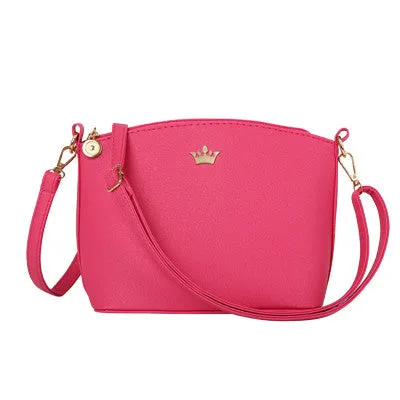 casual small imperial crown candy color handbags new fashion clutches ladies party purse women crossbody shoulder messenger bags