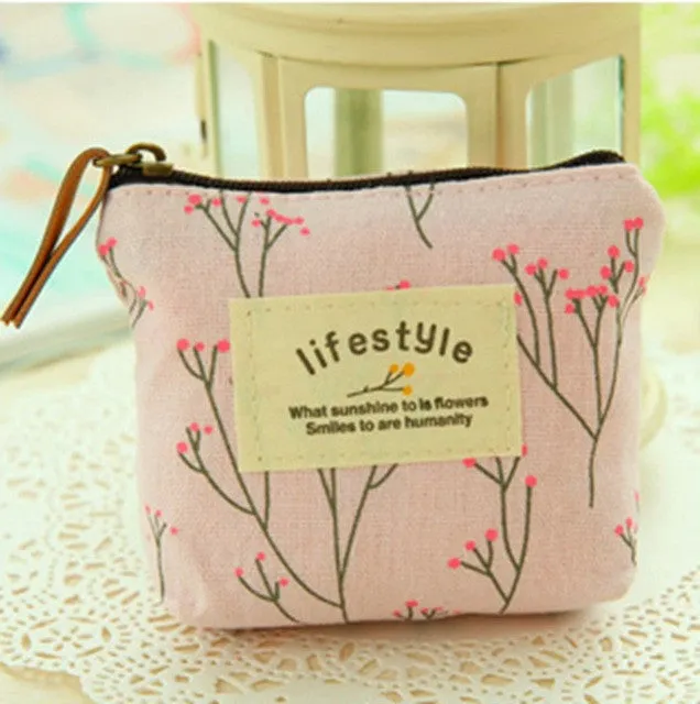 Coin Purse Cute Canvas Children Bags For Girls Cartoon Kids Wallet Phone Headset Fashion MINI Monederos Carteira Purse Women