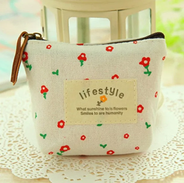 Coin Purse Cute Canvas Children Bags For Girls Cartoon Kids Wallet Phone Headset Fashion MINI Monederos Carteira Purse Women