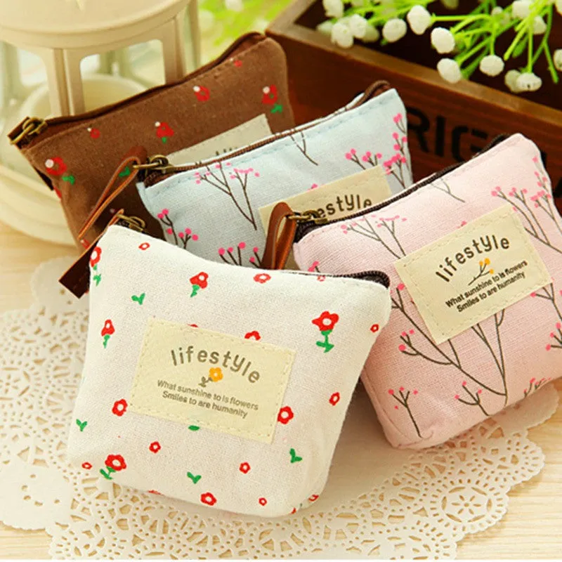 Coin Purse Cute Canvas Children Bags For Girls Cartoon Kids Wallet Phone Headset Fashion MINI Monederos Carteira Purse Women