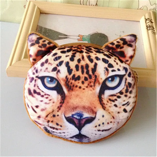 Creative Funny Coin Wallet 3D Cat Cloth Purse Female Mini Coin Bag Children Toys Purses Women Clutch Wholesale