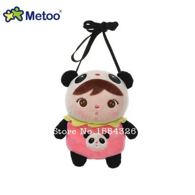 Cute Cartoon Backpack Genuine METOO keppel Bags Angela Plush Shoulder Bag for Women Girls for Birthday Christmas Children Gifts