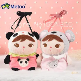 Cute Cartoon Backpack Genuine METOO keppel Bags Angela Plush Shoulder Bag for Women Girls for Birthday Christmas Children Gifts