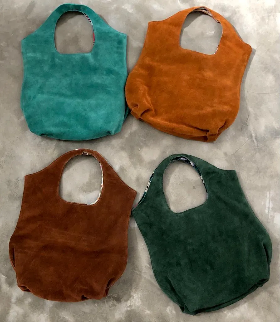 Fernweh Suede Tote