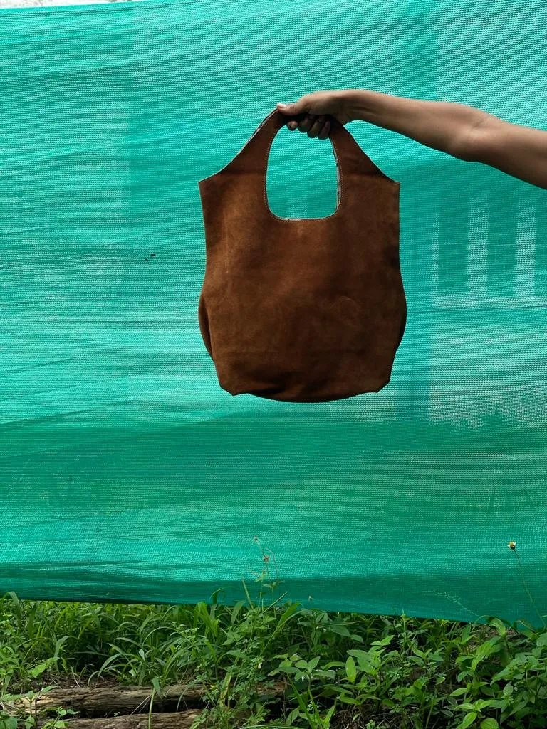 Fernweh Suede Tote