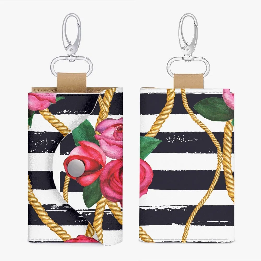 Floral Charm Key Holder Case