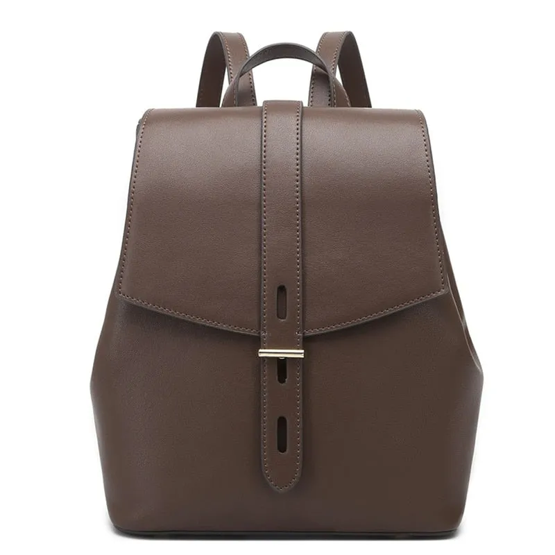 Genuine Leather Women's Backpack Rucksack