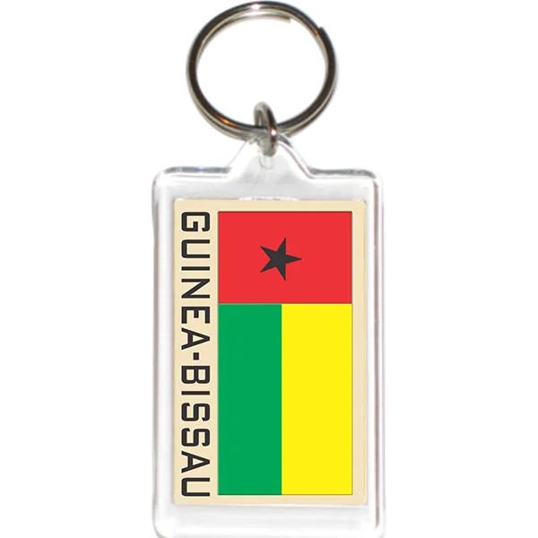 Guinea-Bissau Acrylic Key Holders