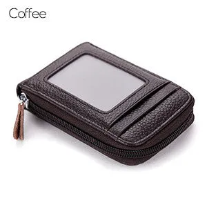 Hot Sale Genuine Leather Unisex Card Holder Wallets High Quality Female Credit Card Holders Women Pillow Card holder Purse