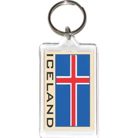 Iceland Acrylic Key Holders