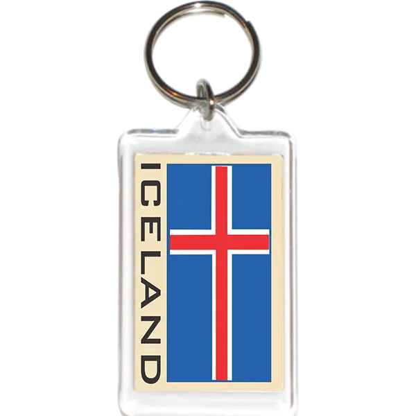 Iceland Acrylic Key Holders