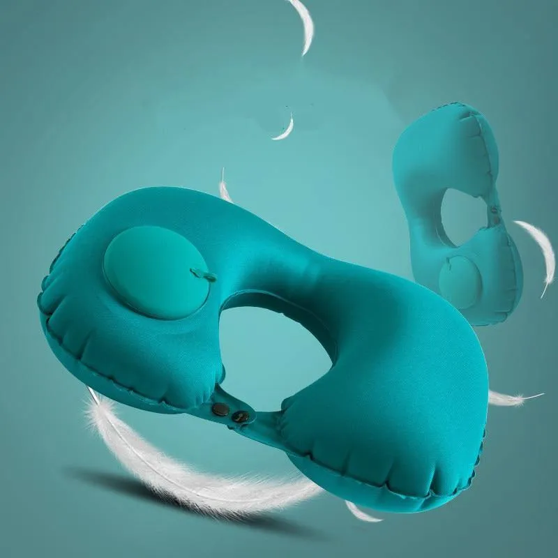 Inflatable Portable Comfy Travel Neck Pillow