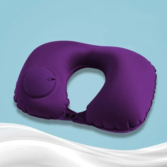 Inflatable Portable Comfy Travel Neck Pillow