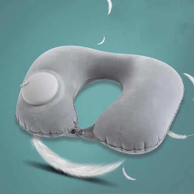 Inflatable Portable Comfy Travel Neck Pillow