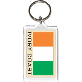 Ivory Coast Acrylic Key Holders