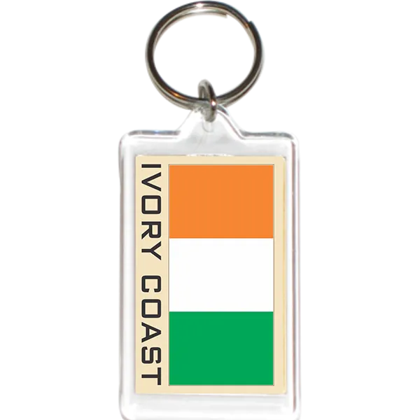 Ivory Coast Acrylic Key Holders