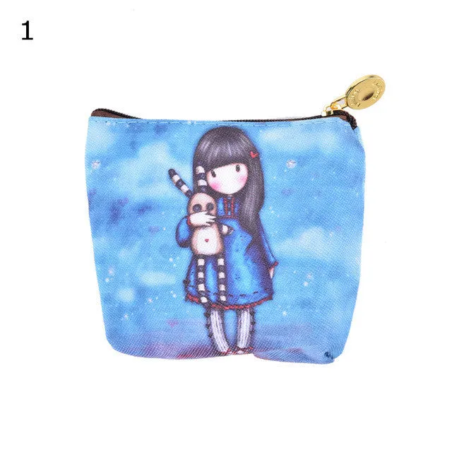 JETTING Womens Wallet Card Holder Coin Purse Girls Change Pocket Pouch Bag Cartoon PU Leather Children Wallet Small Keys Case