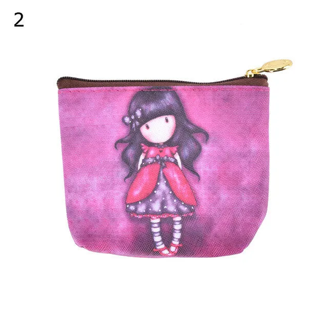 JETTING Womens Wallet Card Holder Coin Purse Girls Change Pocket Pouch Bag Cartoon PU Leather Children Wallet Small Keys Case