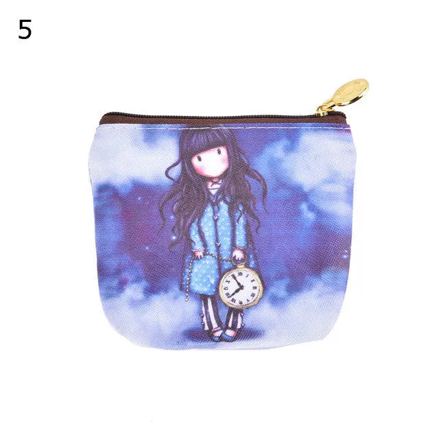 JETTING Womens Wallet Card Holder Coin Purse Girls Change Pocket Pouch Bag Cartoon PU Leather Children Wallet Small Keys Case