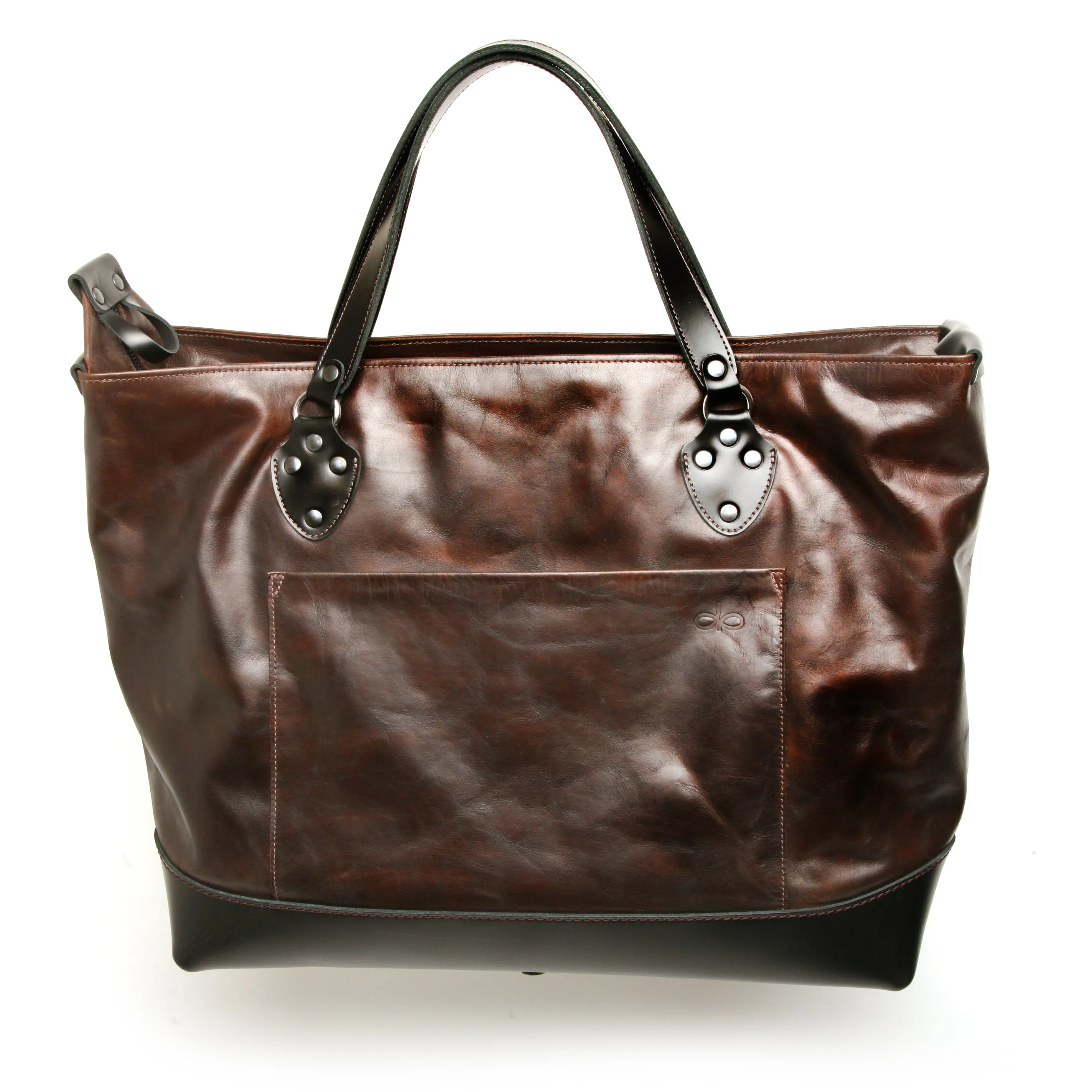 KING TOTE medium brown