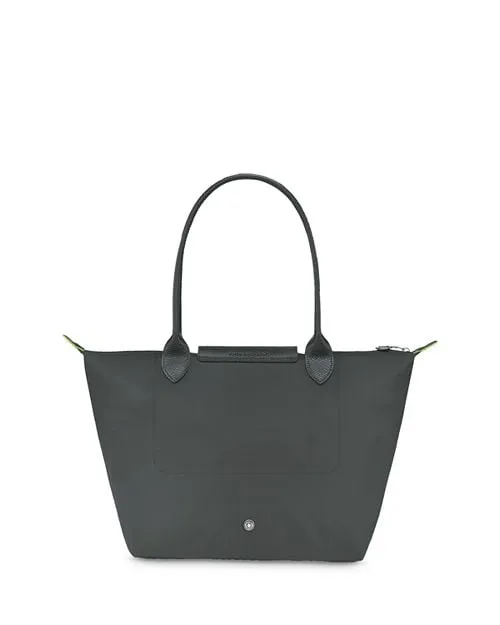 Le Pliage Medium Green Shoulder Bag Made from Longchamp Recycled Material , color Gray