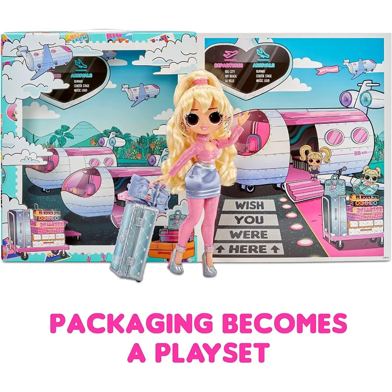 LOL Surprise OMG World Travel Fly Gurl Doll