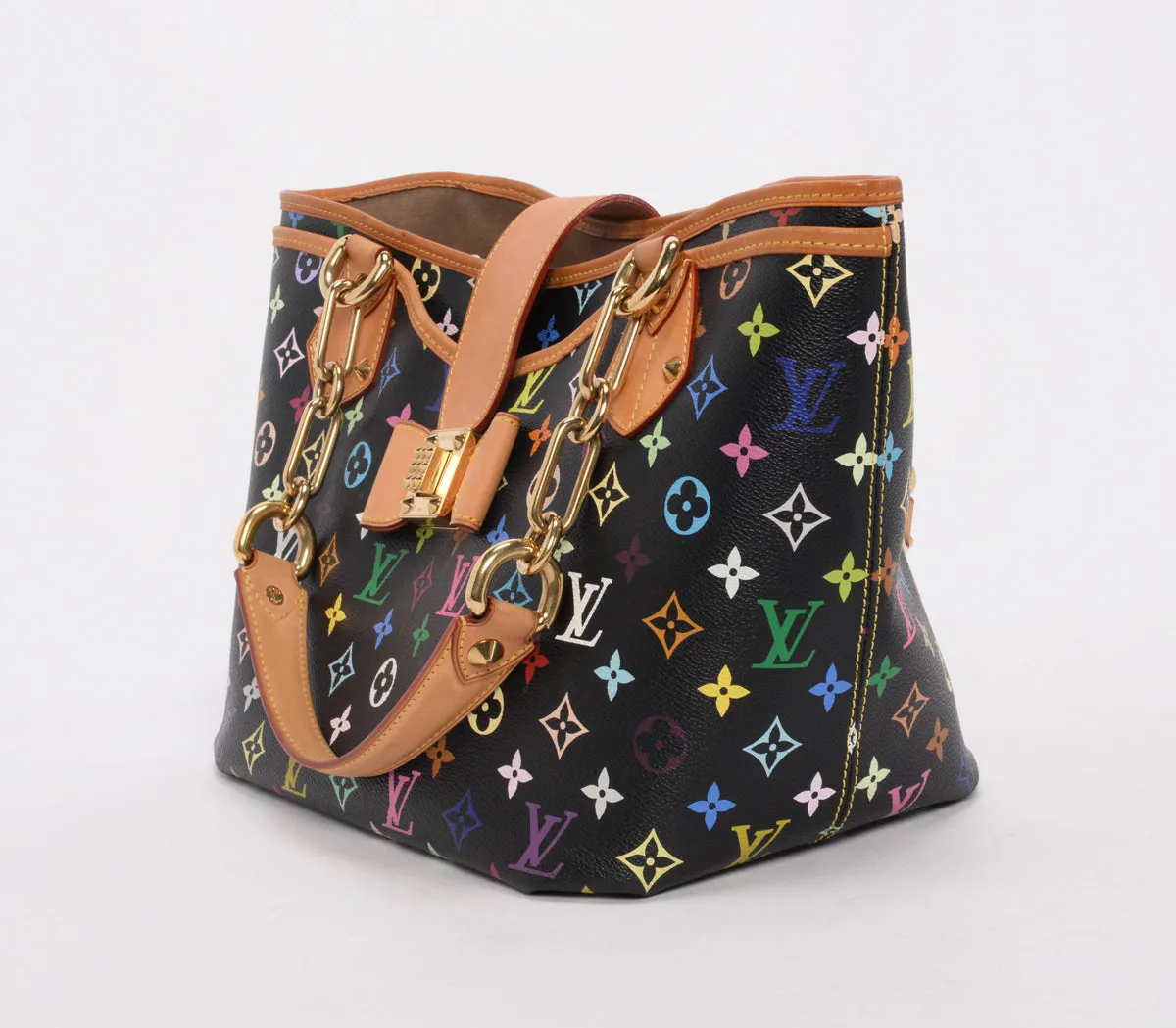 Louis Vuitton Black Monogram Multicolore Annie MM