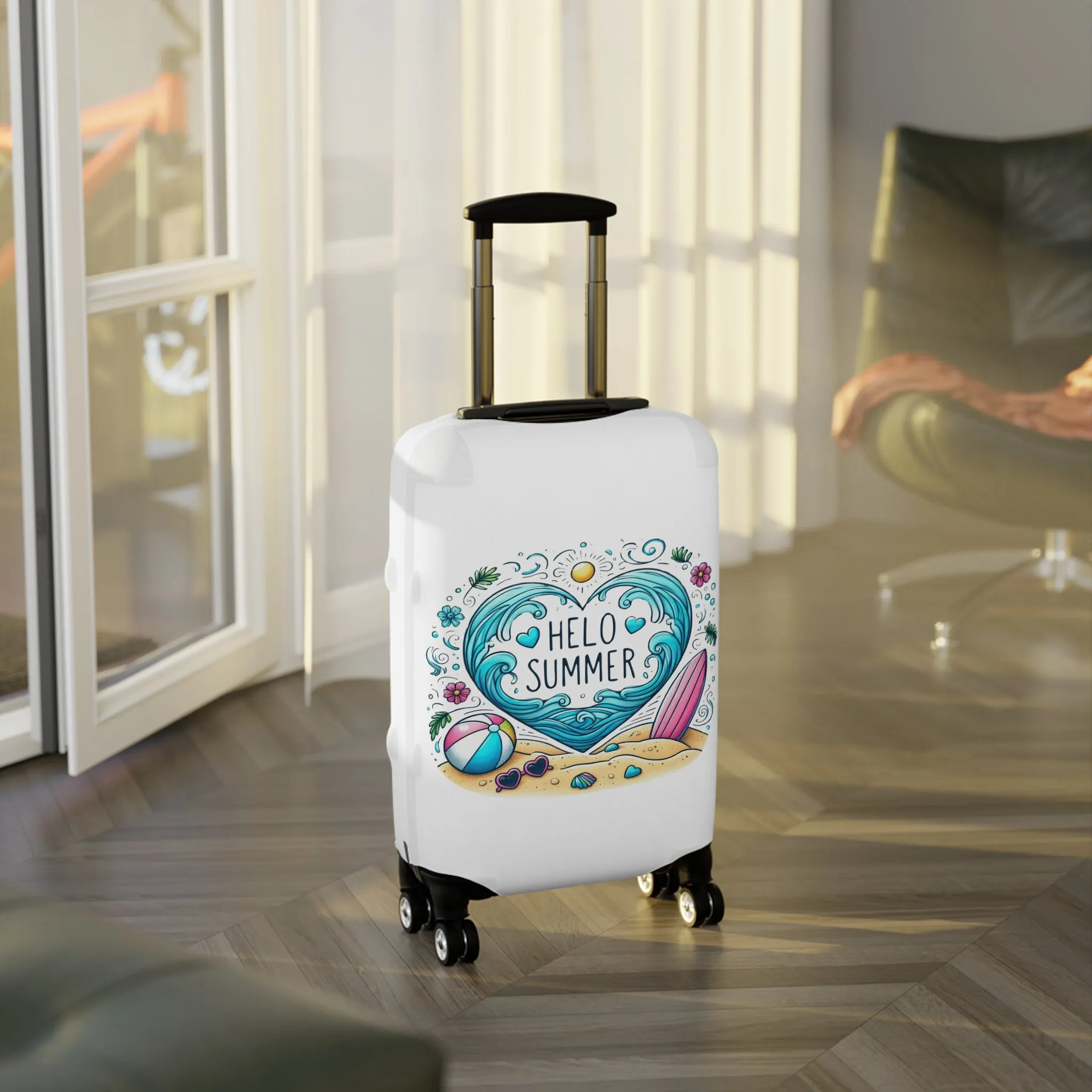 Luggage Cover, Travel, Hello Summer, awd-4017