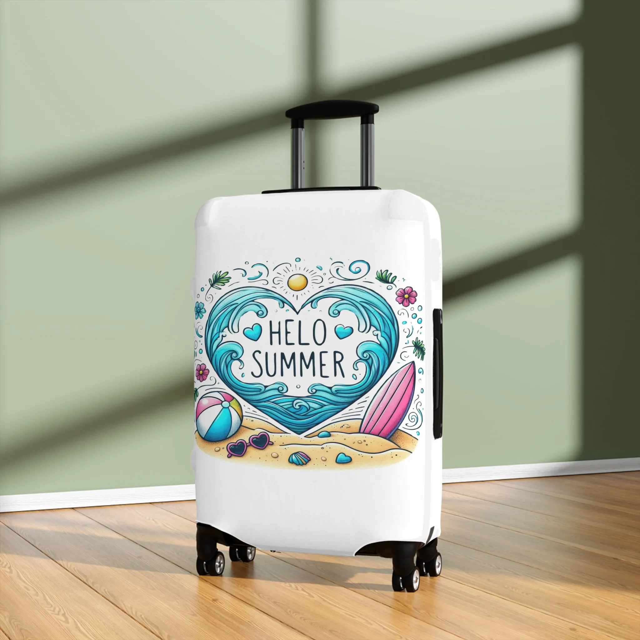 Luggage Cover, Travel, Hello Summer, awd-4017