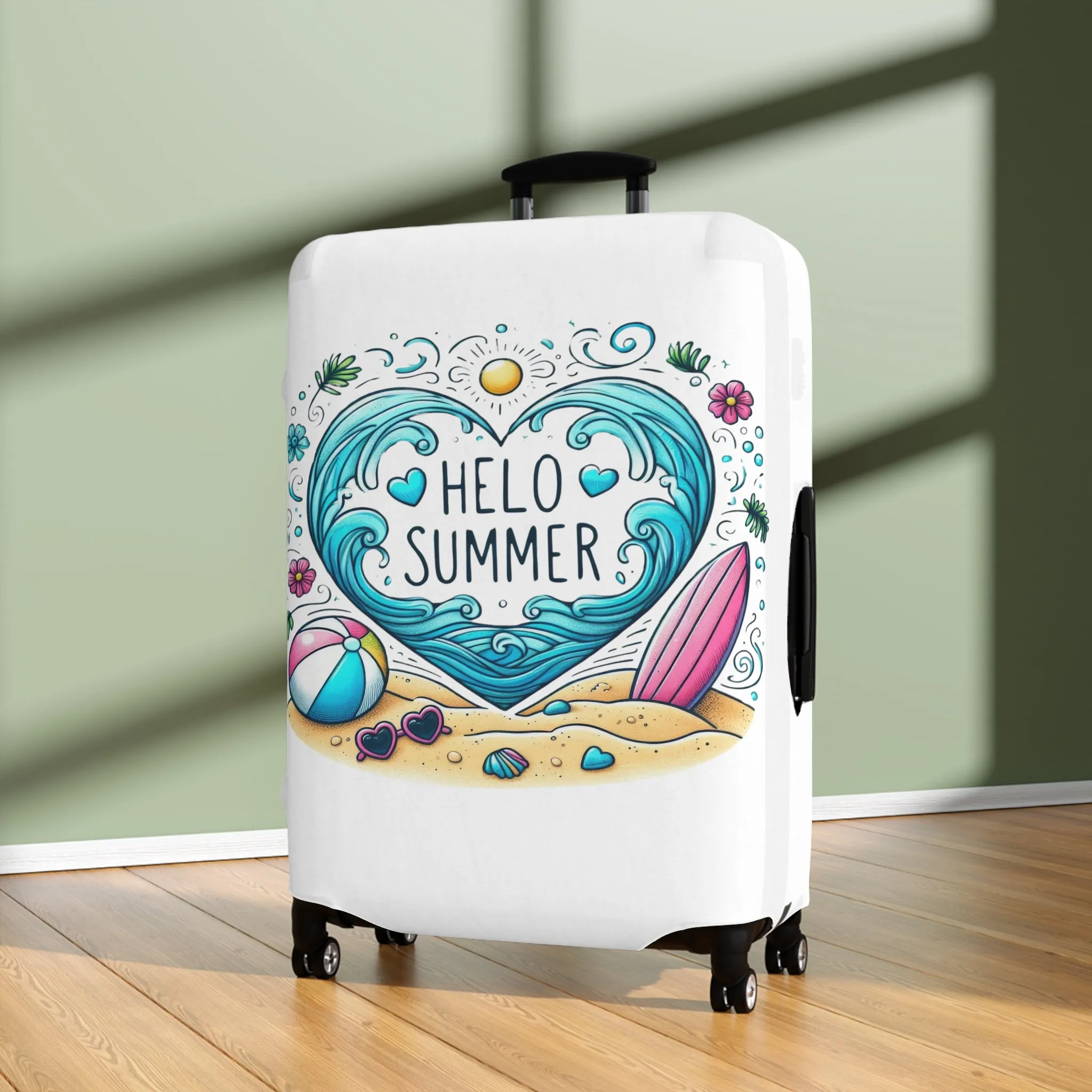 Luggage Cover, Travel, Hello Summer, awd-4017