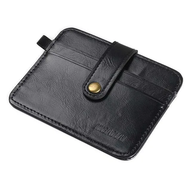 Mini wallets hasp small purse leather wallet men purses male clutch women crazy horse leather vintage style New