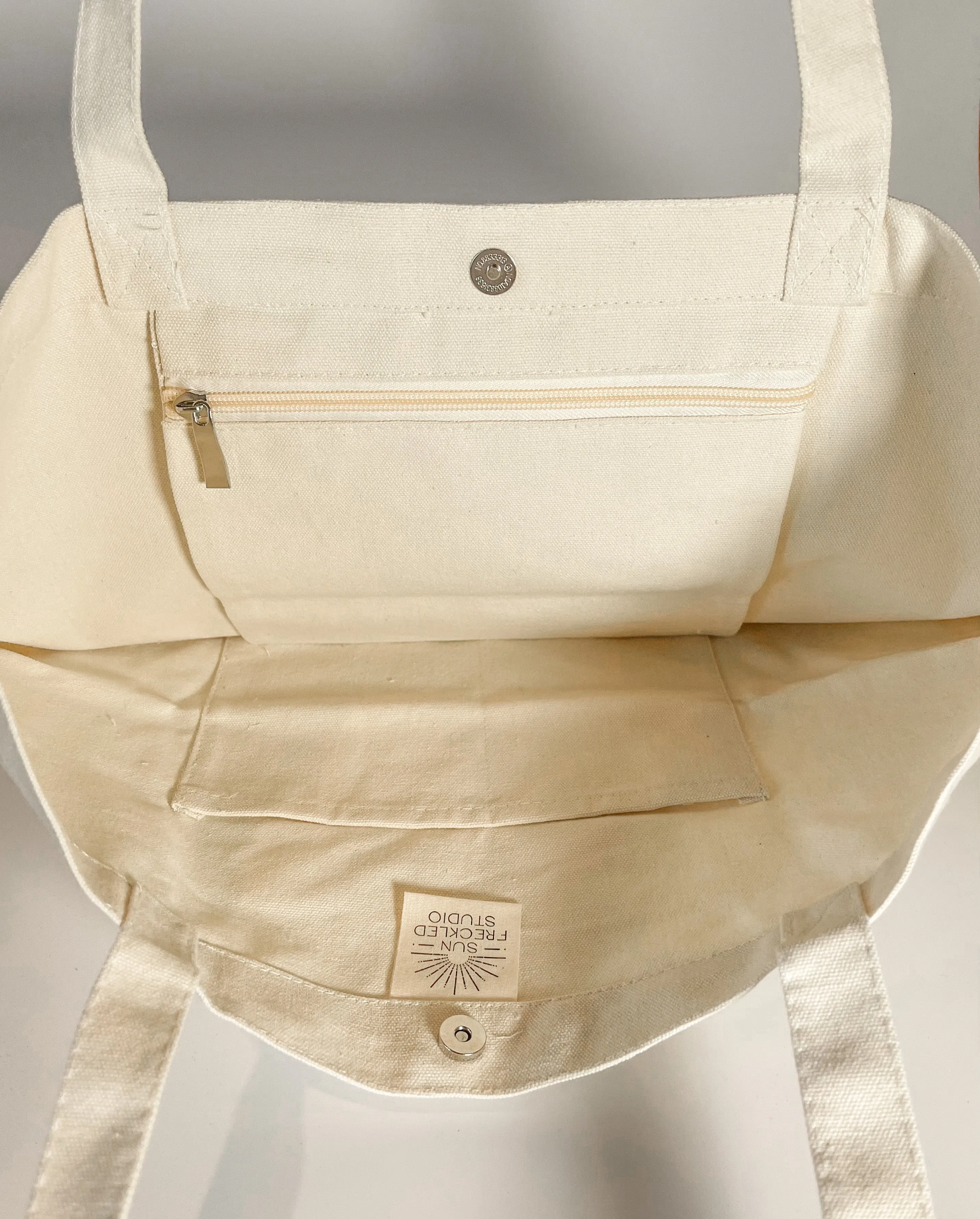 Minimalist Wide Tote Bag